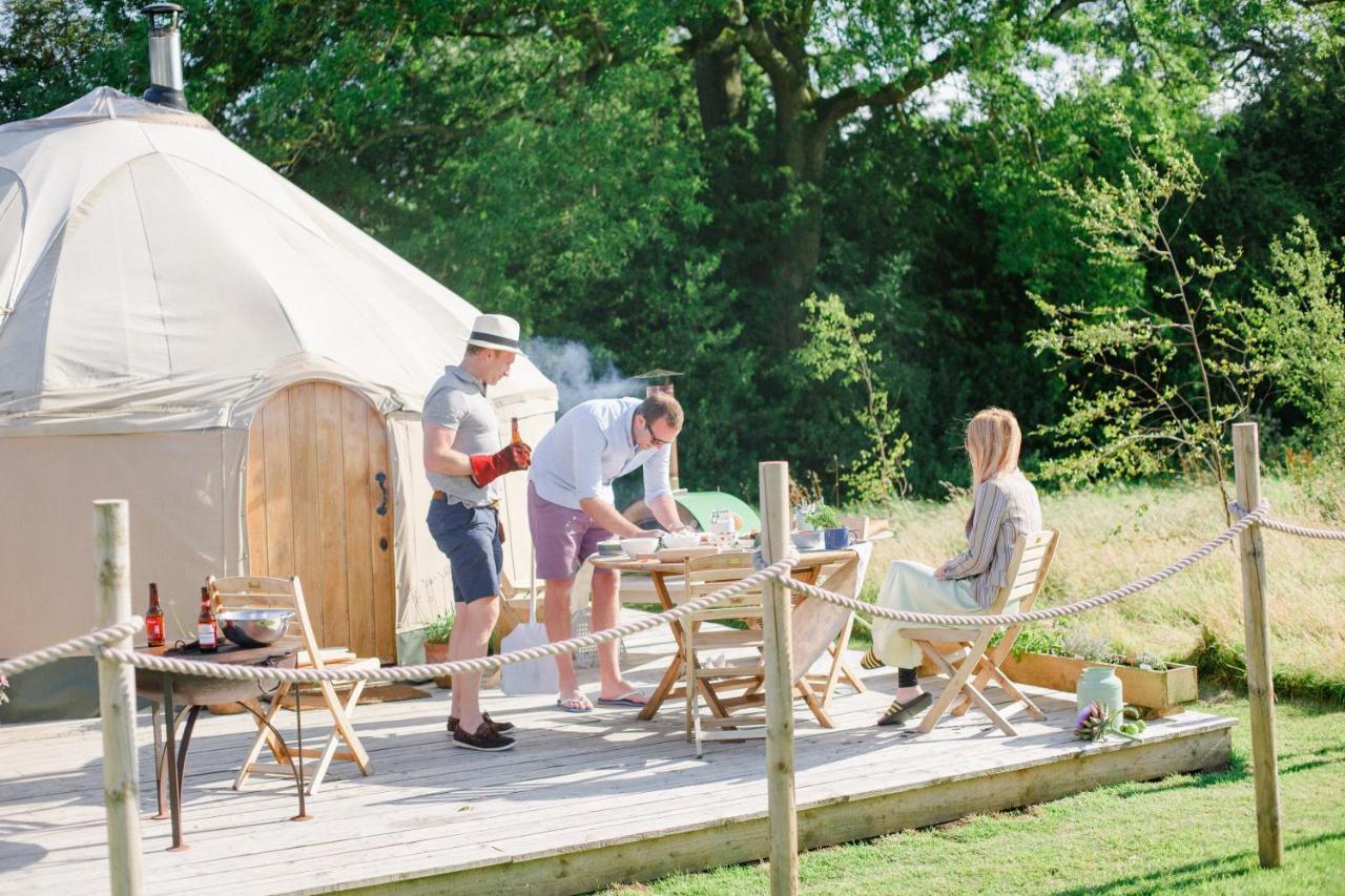 Yurtshire Fountains - Wensley Yurt Villa Ripon Eksteriør bilde