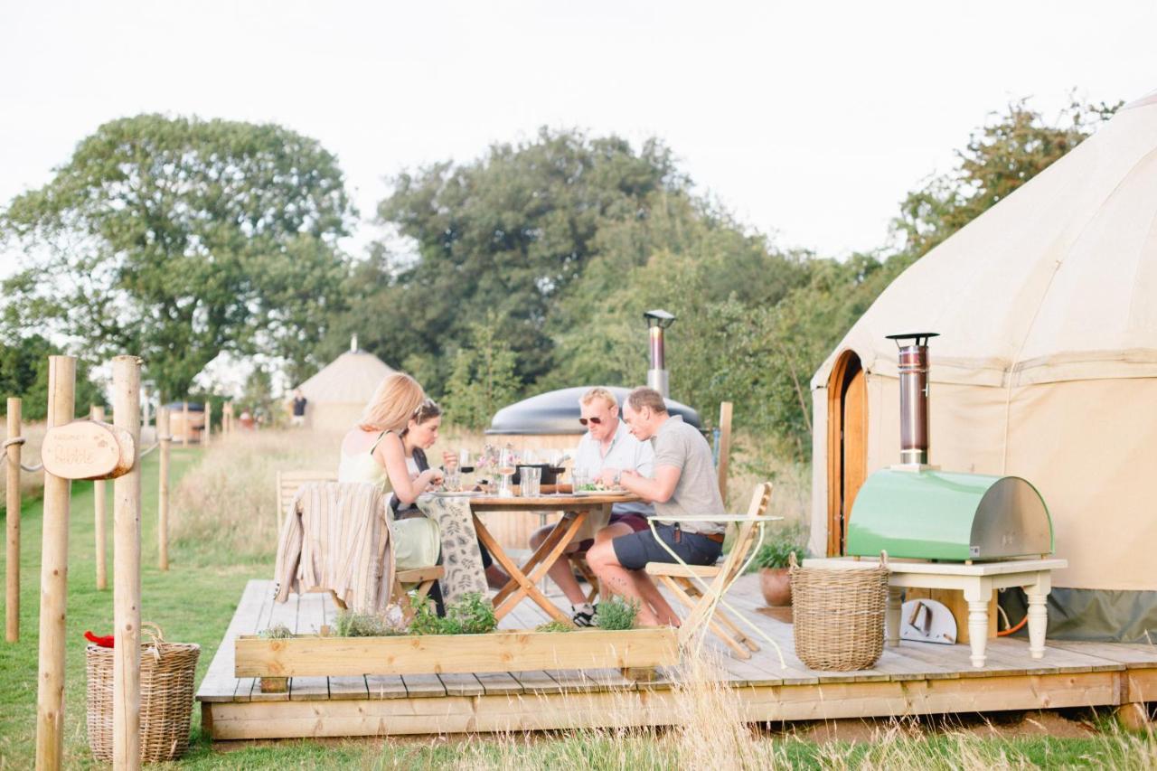 Yurtshire Fountains - Wensley Yurt Villa Ripon Eksteriør bilde